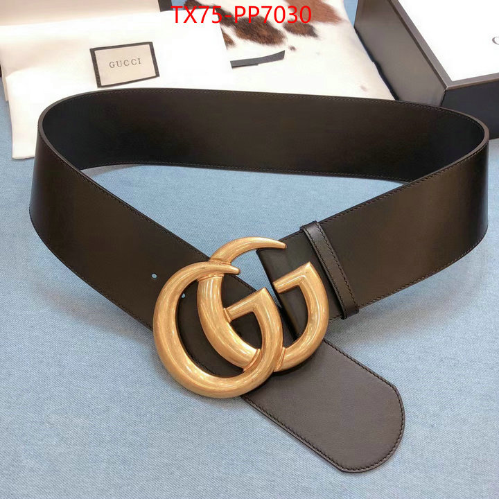 Belts-Gucci,designer fashion replica , ID: PP7030,$: 75USD