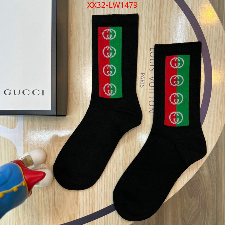 Sock-Gucci,replica aaaaa designer , ID: LW1479,$: 32USD