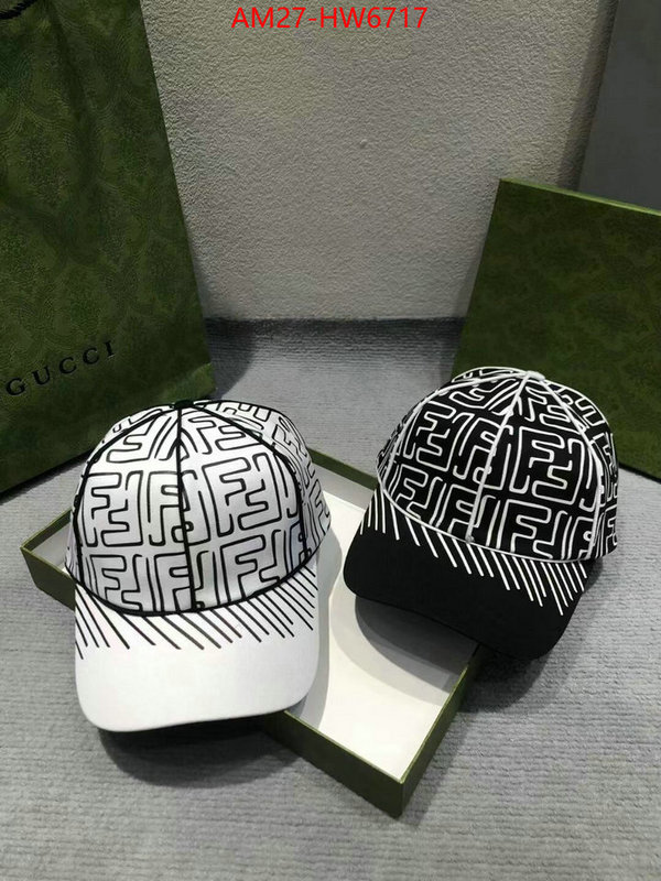 Cap (Hat)-Fendi,wholesale replica shop , ID: HW6717,$: 27USD