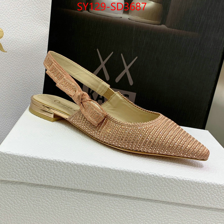 Women Shoes-Dior,what is top quality replica , ID: SD3687,$: 129USD