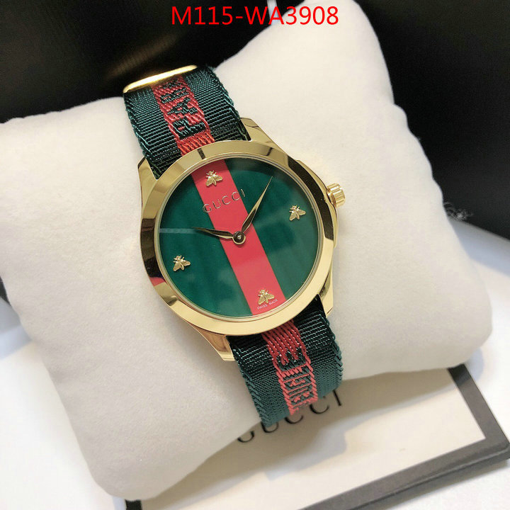 Watch(4A)-Gucci,best quality replica ,ID: WA3908,$: 115USD