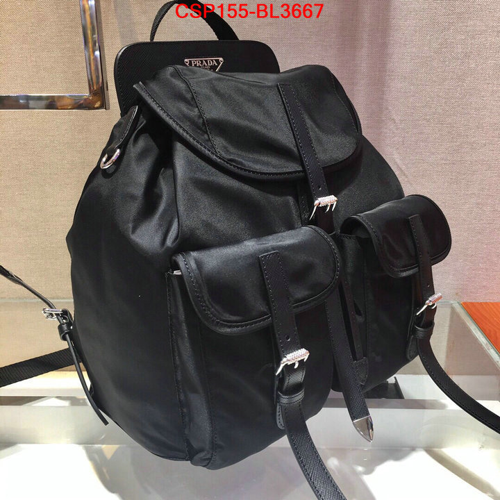 Prada Bags(TOP)-Backpack-,ID: BL3667,$: 155USD