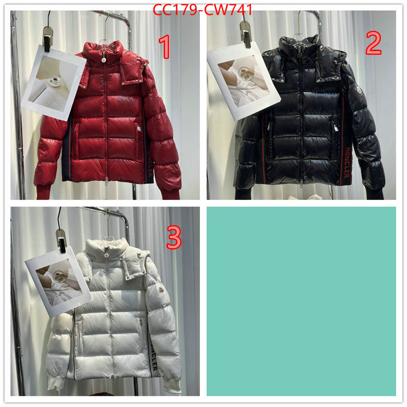 Down jacket Men-Moncler,online sales , ID: CW741,$: 179USD