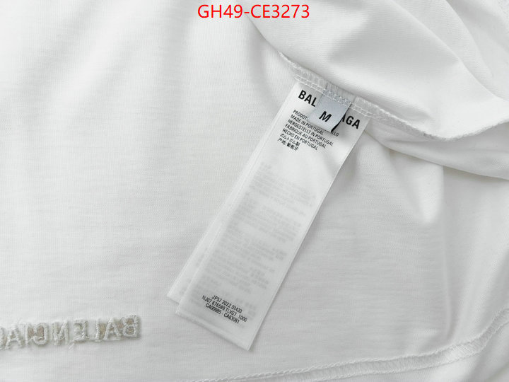 Clothing-Balenciaga,the quality replica , ID: CE3273,$: 49USD