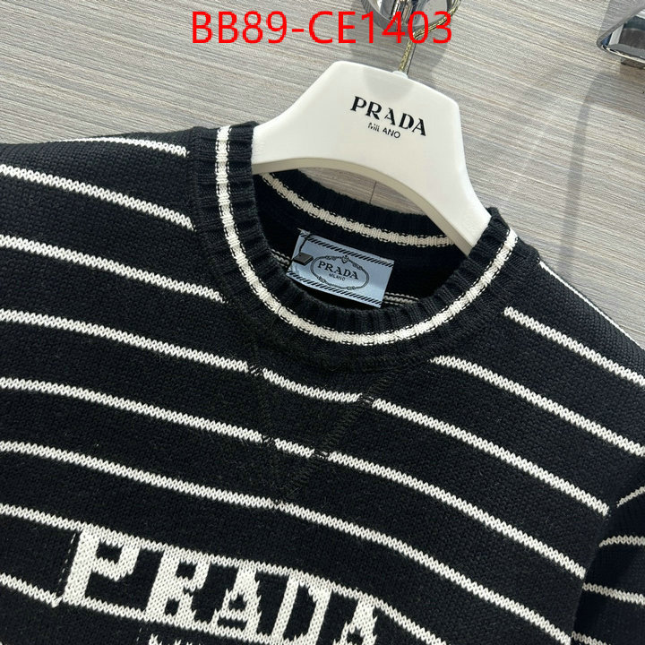 Clothing-Prada,high quality designer , ID: CE1403,$: 89USD