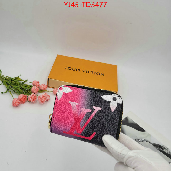 LV Bags(4A)-Wallet,ID: TD3477,$: 45USD