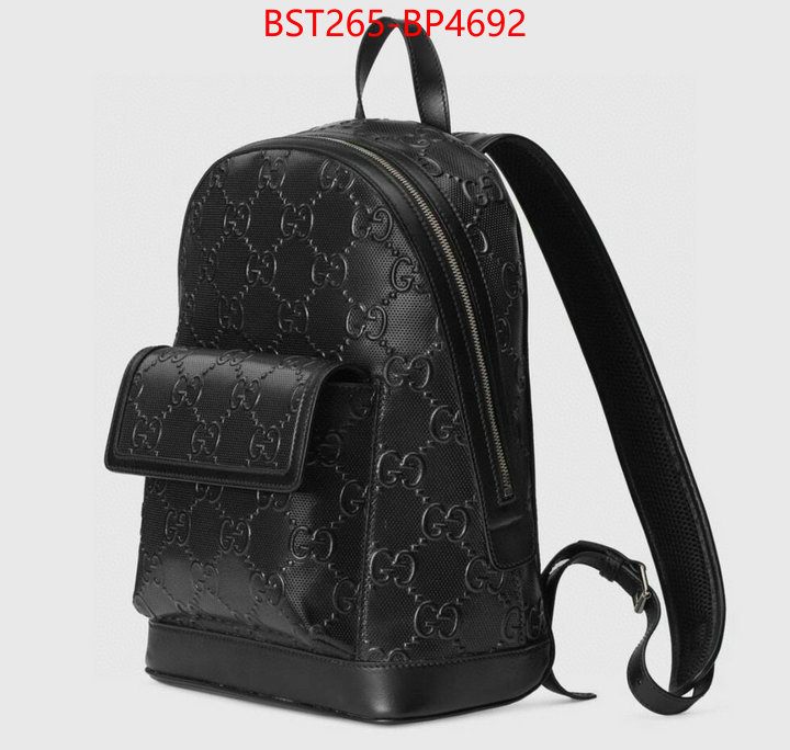 Gucci Bags(TOP)-Backpack-,best luxury replica ,ID: BP4692,$: 265USD