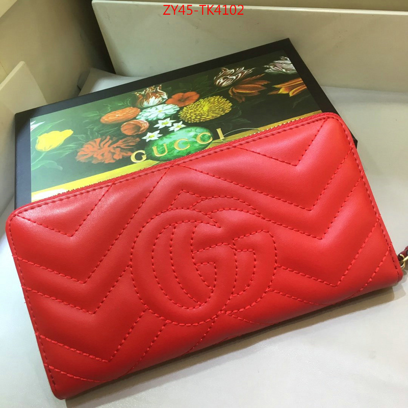 Gucci Bags(4A)-Wallet-,ID: TK4102,$:45USD