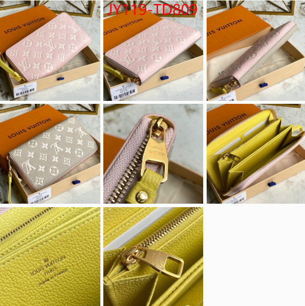 LV Bags(TOP)-Wallet,ID: TD809,$: 119USD