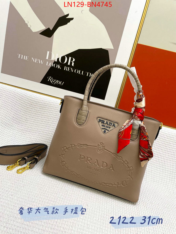 Prada Bags(4A)-Handbag-,best capucines replica ,ID: BN4745,$: 129USD