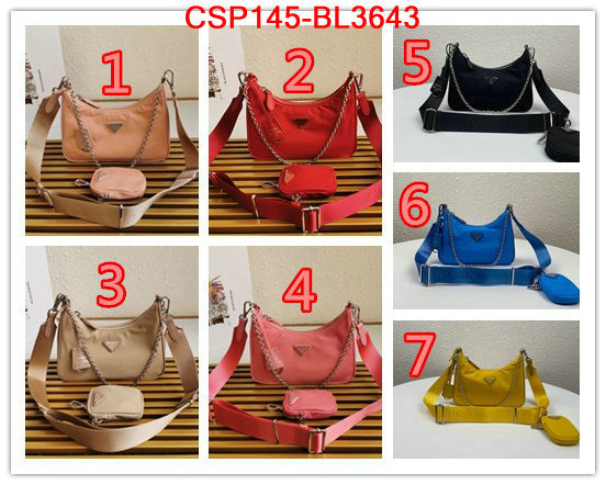 Prada Bags(TOP)-Re-Edition 2005,ID: BL3643,$: 145USD