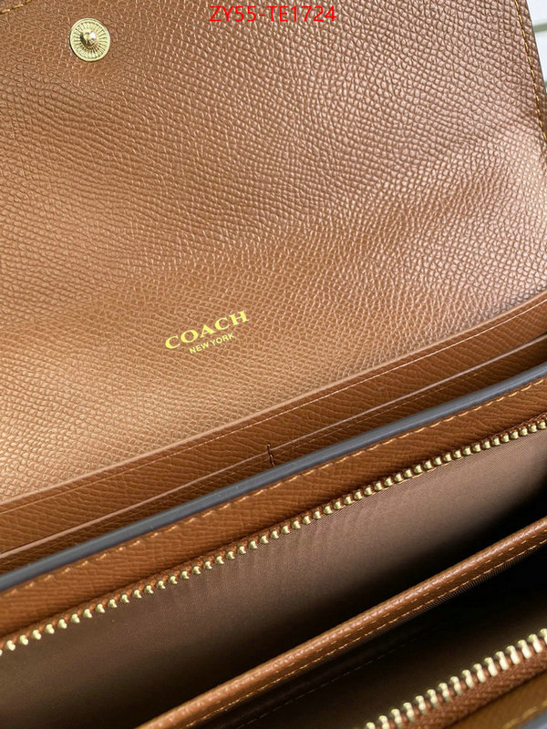 Coach Bags(4A)-Wallet,store ,ID: TE1724,$: 55USD