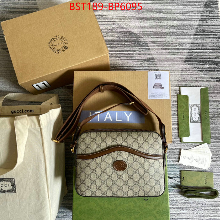 Gucci Bags(TOP)-Diagonal-,luxury fake ,ID: BP6095,$: 189USD