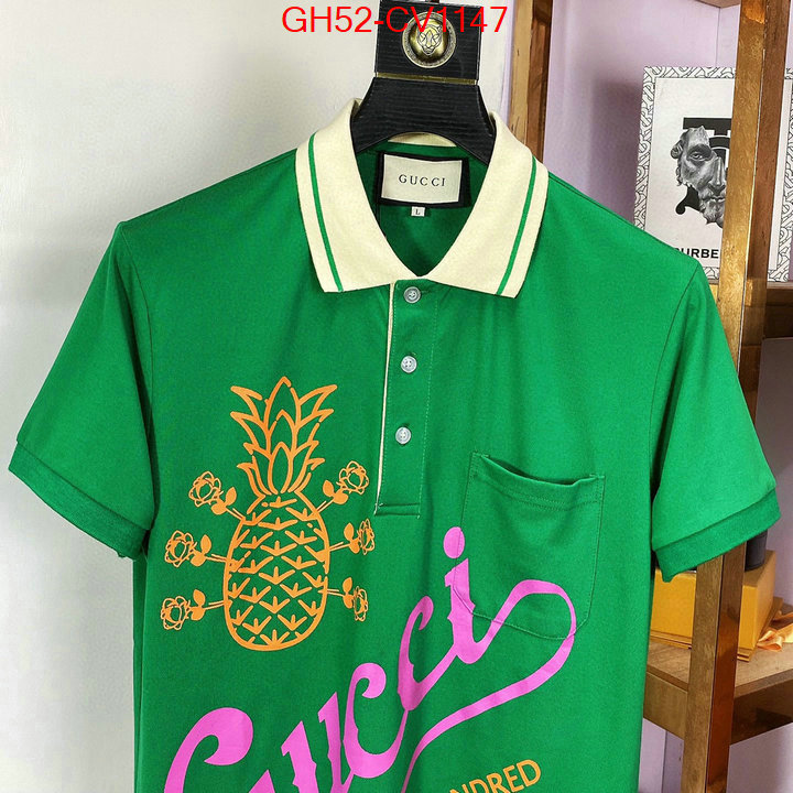 Clothing-Gucci,hot sale , ID: CV1147,$: 52USD