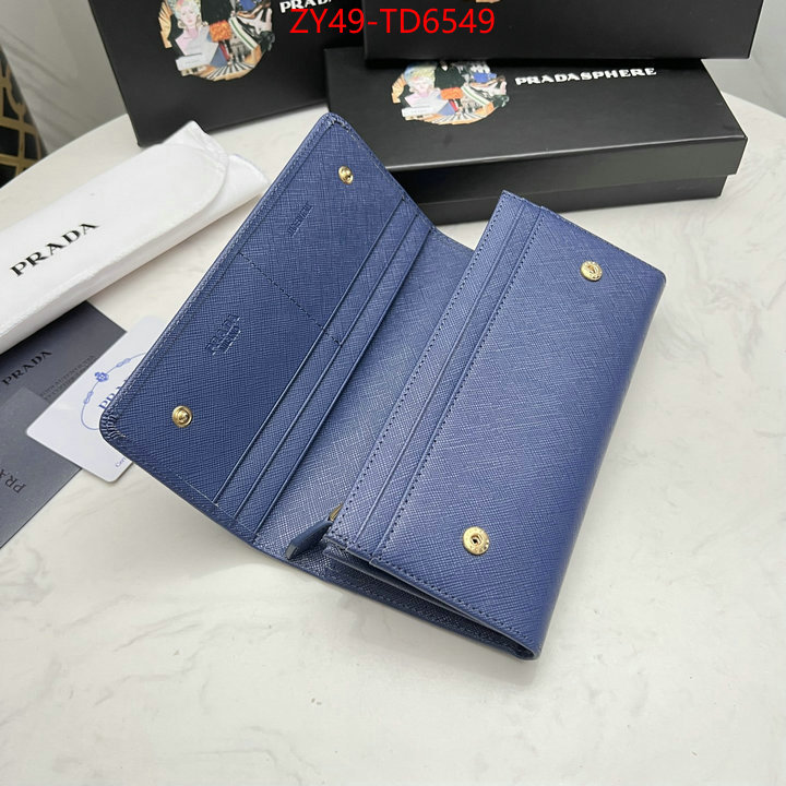 Prada Bags(4A)-Wallet,1:1 replica ,ID: TD6549,$: 49USD