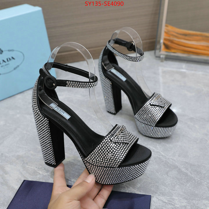 Women Shoes-Prada,mirror quality , ID: SE4090,$: 135USD