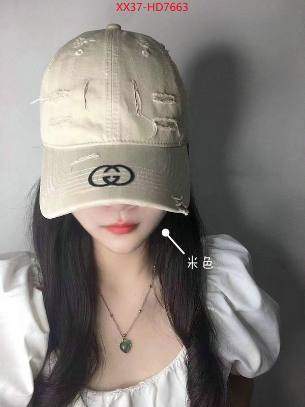 Cap (Hat)-Gucci,shop cheap high quality 1:1 replica , ID: HD7663,$: 37USD