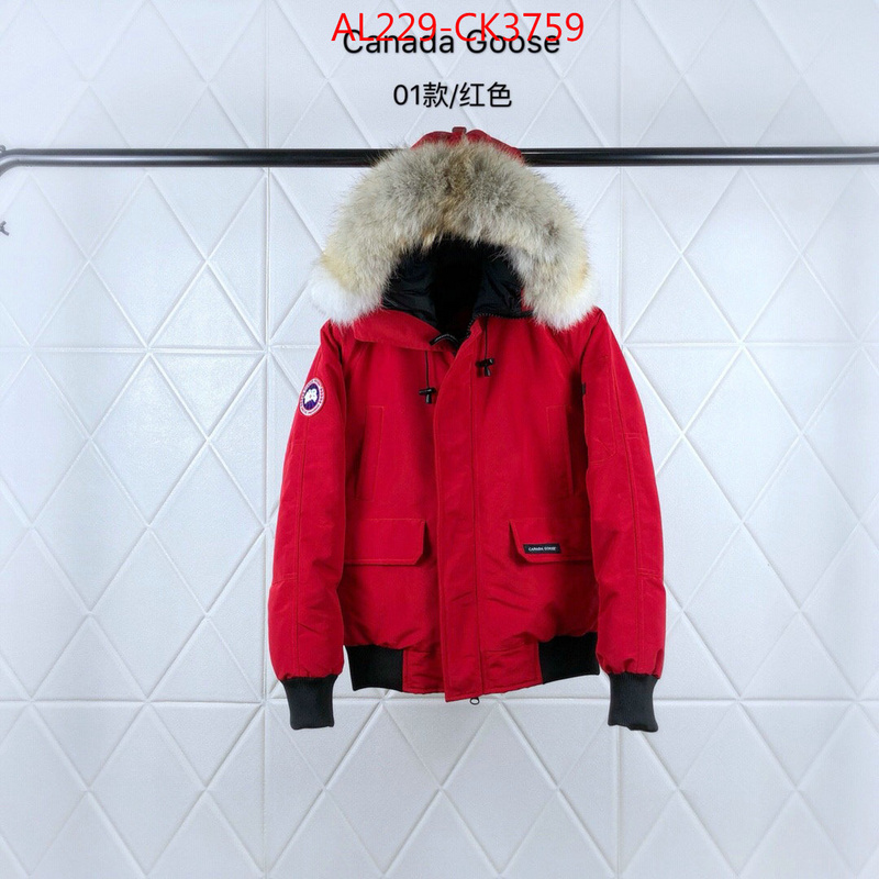 Down jacket Men-Canada Goose,replica every designer , ID: CK3759,$:229USD