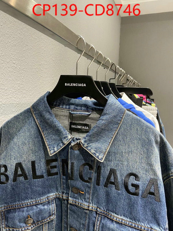 Clothing-Balenciaga,highest quality replica , ID: CD8746,$: 139USD