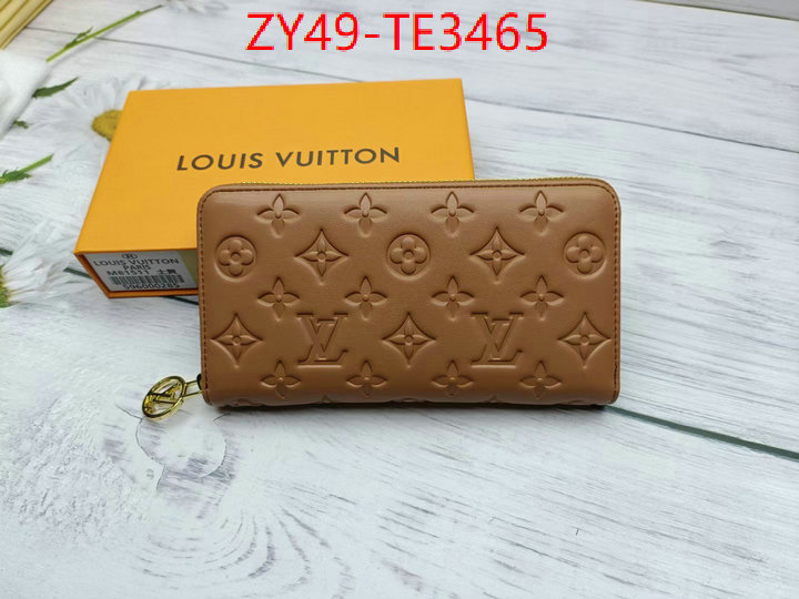 LV Bags(4A)-Wallet,buy high quality cheap hot replica ,ID: TE3465,$: 49USD