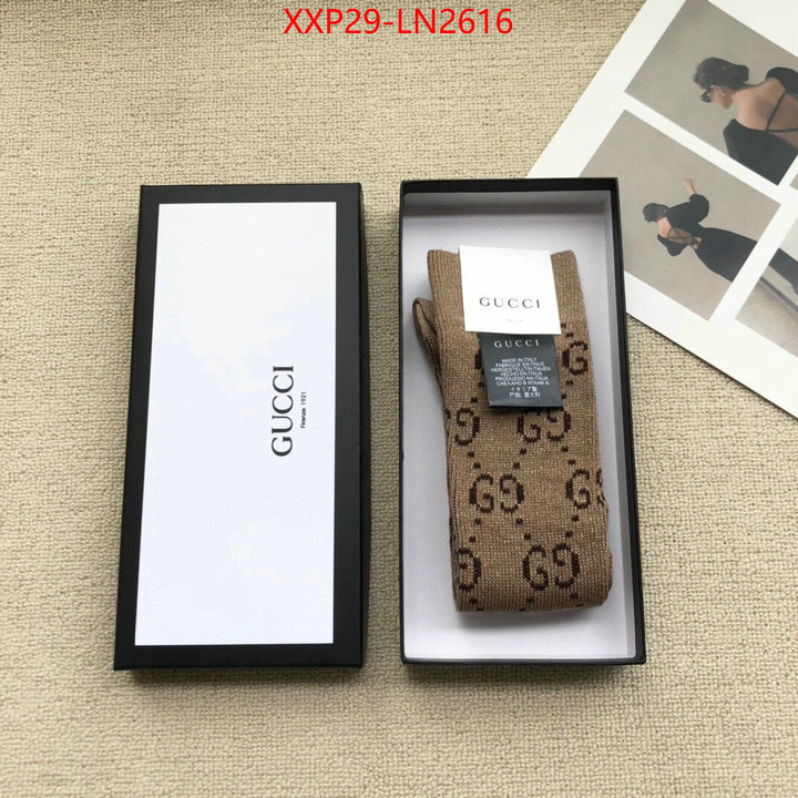 Sock-Gucci,brand designer replica , ID: LN2616,$: 29USD