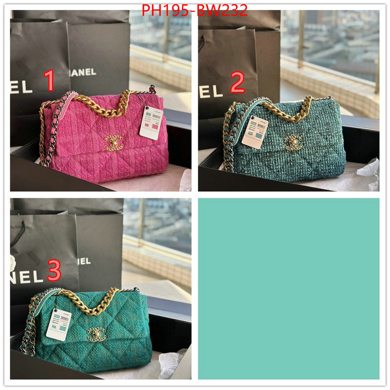 Chanel Bags(TOP)-Diagonal-,ID: BW232,$: 195USD