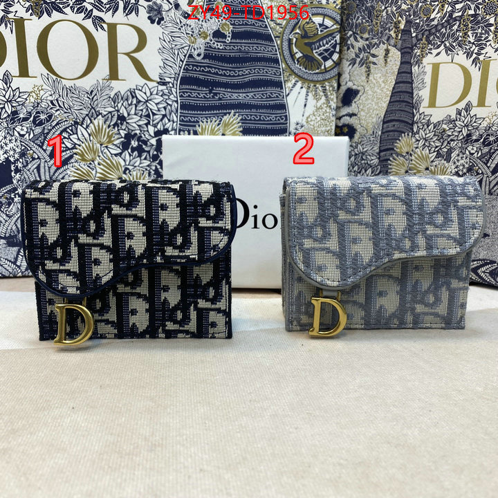 Dior Bags(4A)-Wallet-,ID: TD1956,$: 49USD