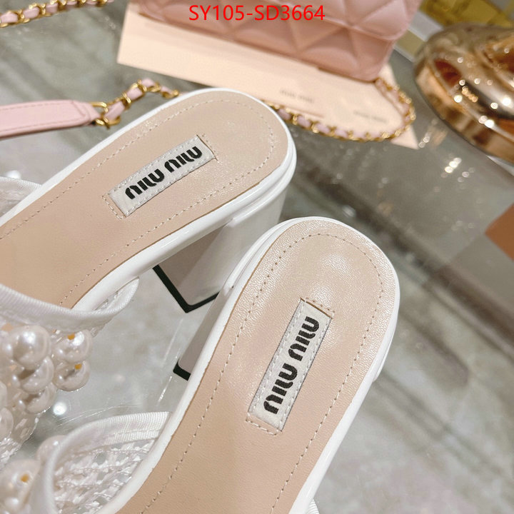 Women Shoes-Miu Miu,mirror copy luxury , ID: SD3664,$: 105USD