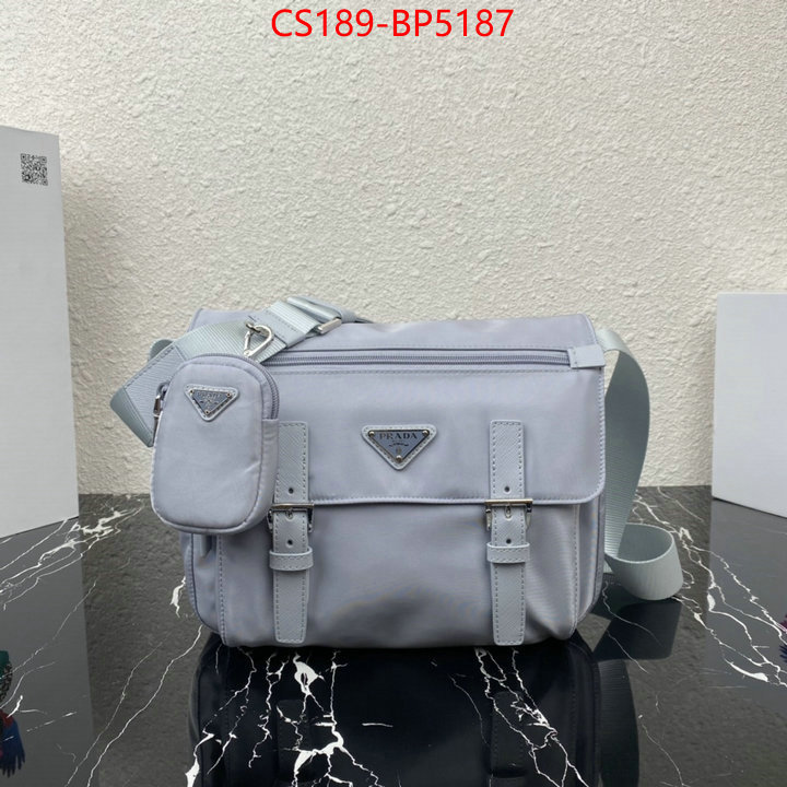 Prada Bags(TOP)-Diagonal-,ID: BP5187,$: 189USD