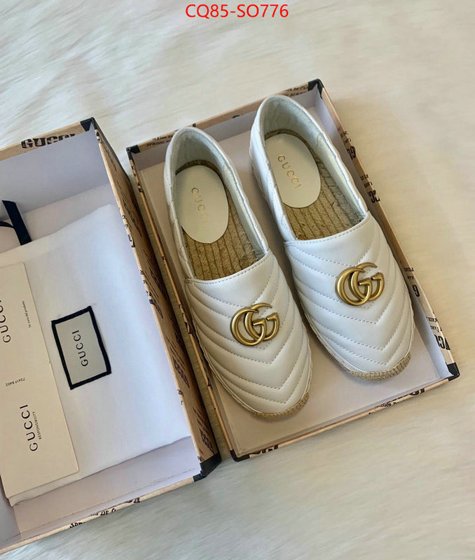 Women Shoes-Gucci,best quality replica , ID: SO776,$: 85USD