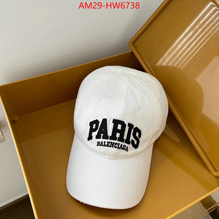 Cap (Hat)-Balenciaga,mirror copy luxury , ID: HW6738,$: 29USD