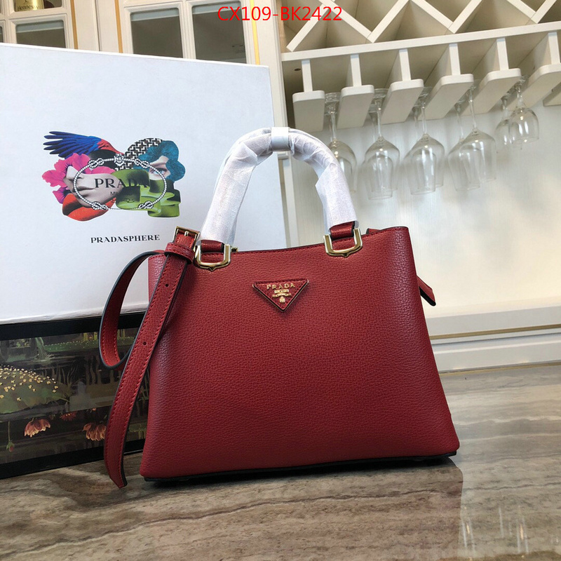 Prada Bags(4A)-Handbag-,ID: BK2422,$:109USD