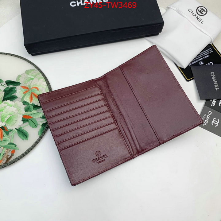 Chanel Bags(4A)-Wallet-,ID: TW3469,$: 45USD