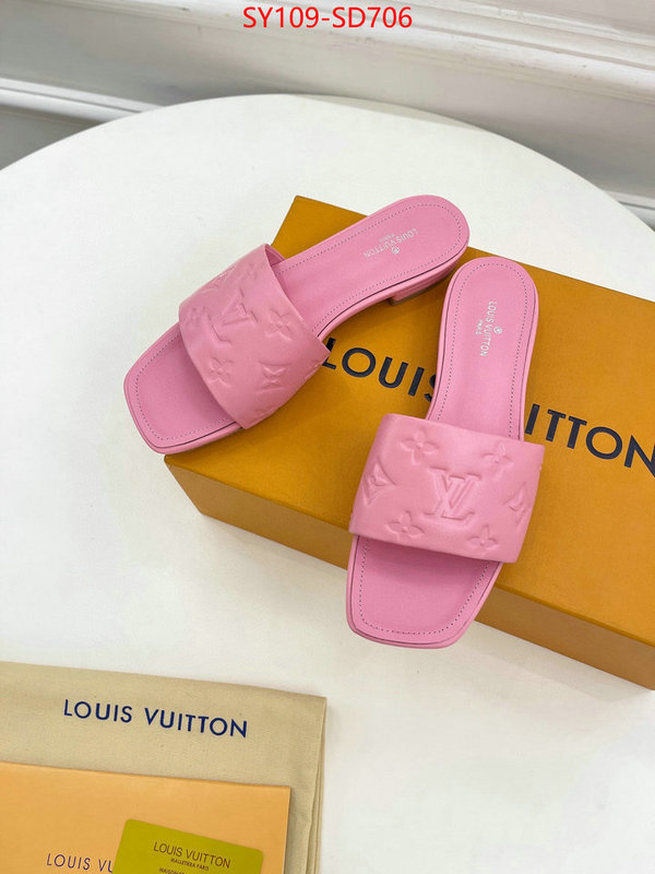 Women Shoes-LV,mirror copy luxury , ID: SD706,$: 109USD