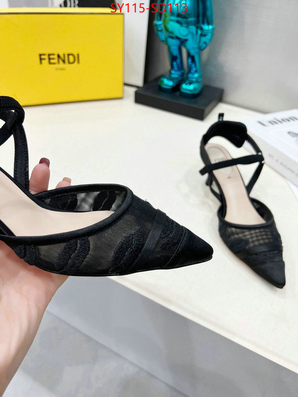 Women Shoes-Fendi,wholesale designer shop , ID: SD113,$: 115USD