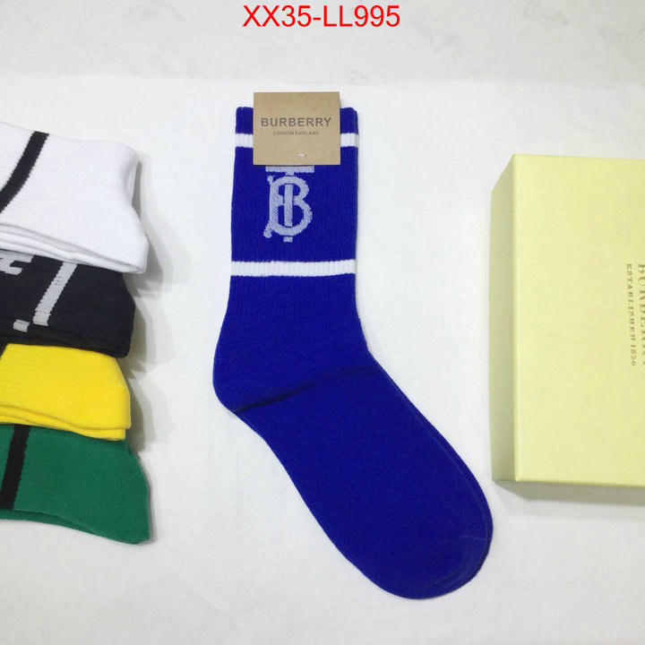 Sock-Burberry,sale outlet online , ID: LL994,$:35USD