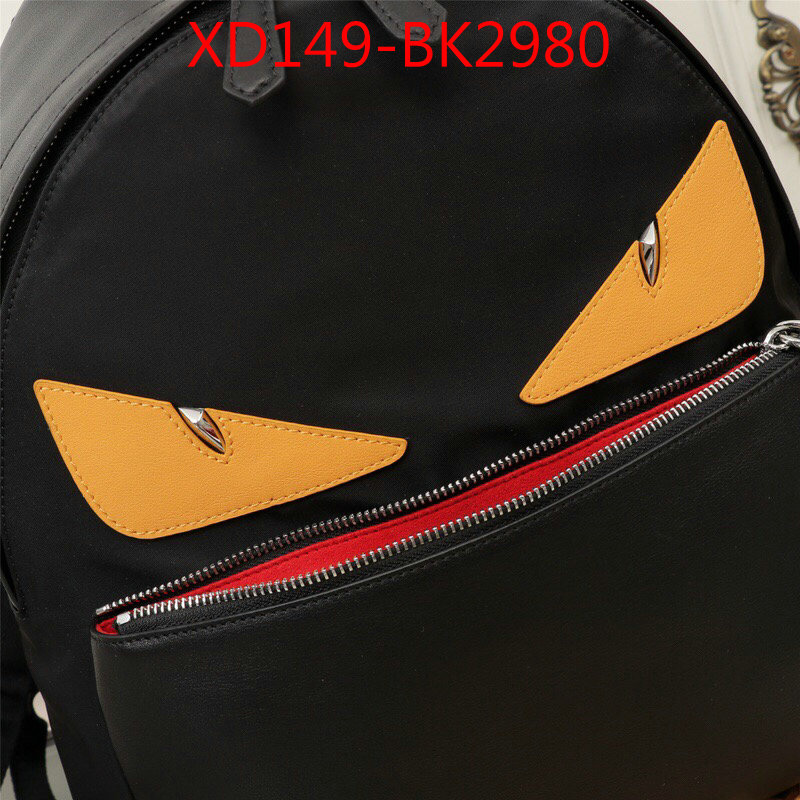 Fendi Bags(4A)-Backpack-,online from china designer ,ID: BK2980,$:149USD