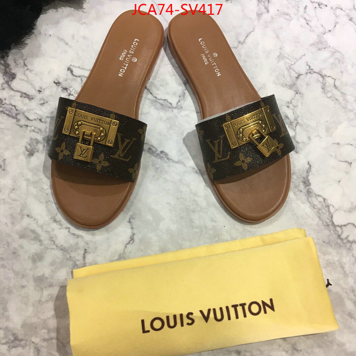 Women Shoes-LV,what 1:1 replica , ID: SV417,$:74USD