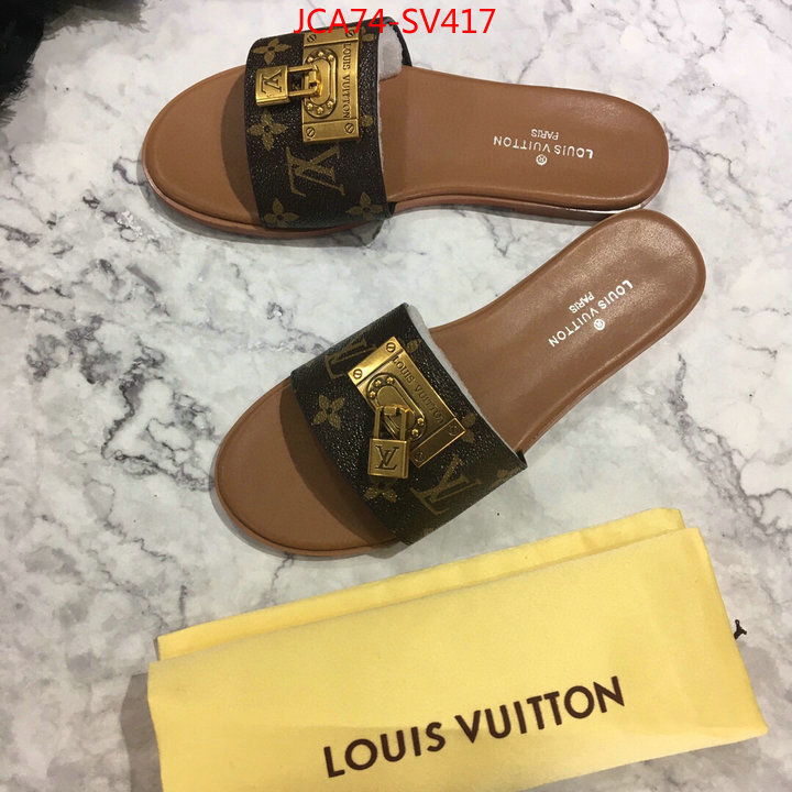 Women Shoes-LV,what 1:1 replica , ID: SV417,$:74USD