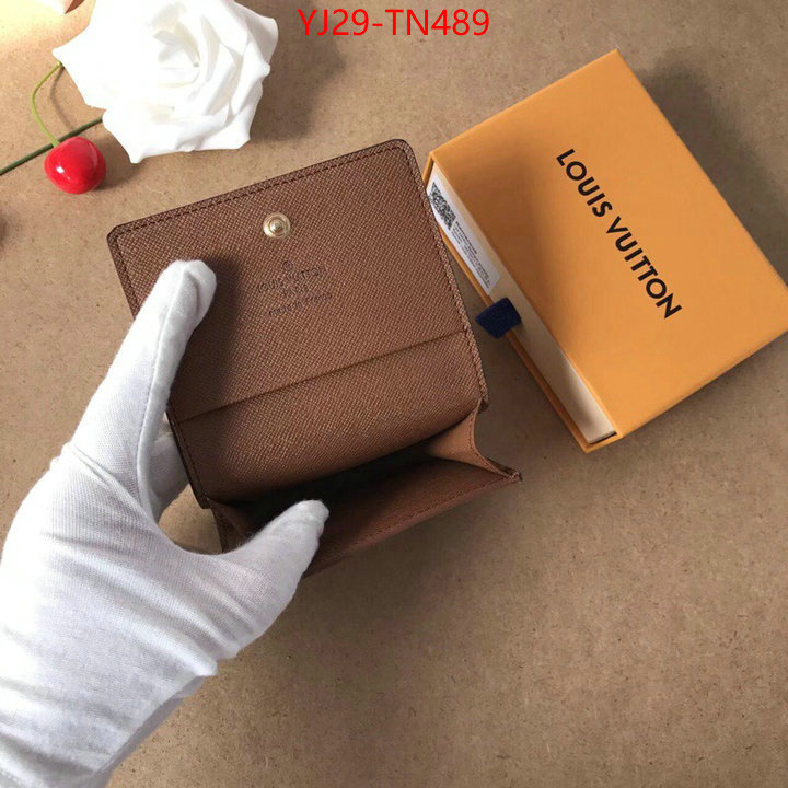 LV Bags(4A)-Wallet,ID: TN489,$: 29USD