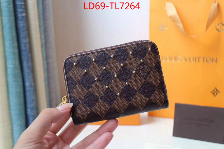 LV Bags(TOP)-Wallet,ID: TL7264,$: 69USD