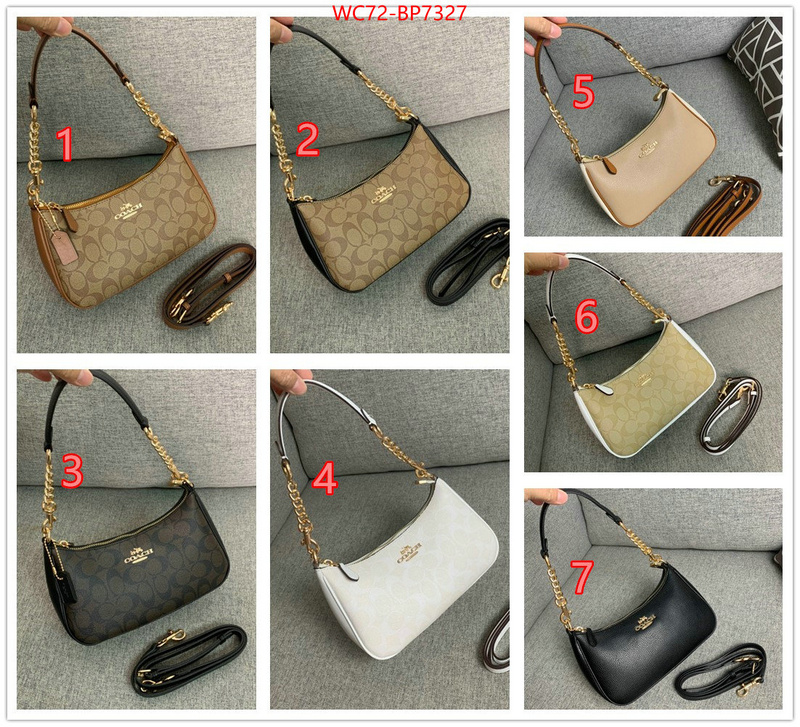 Coach Bags(4A)-Handbag-,knockoff highest quality ,ID: BP7327,$: 72USD