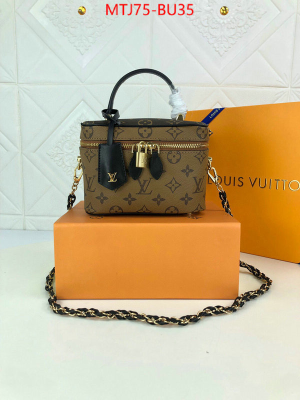 LV Bags(4A)-Vanity Bag-,fashion ,ID: BU35,$: 75USD