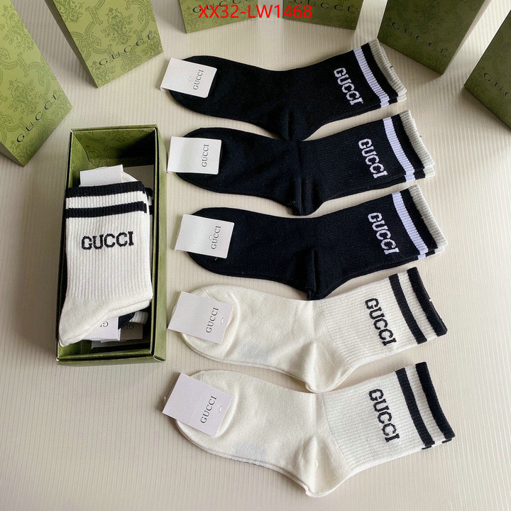 Sock-Gucci,sell high quality , ID: LW1468,$: 32USD
