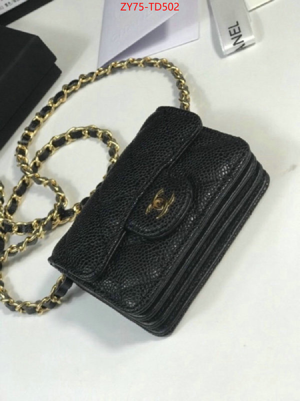 Chanel Bags(4A)-Wallet-,ID: TD502,$: 75USD