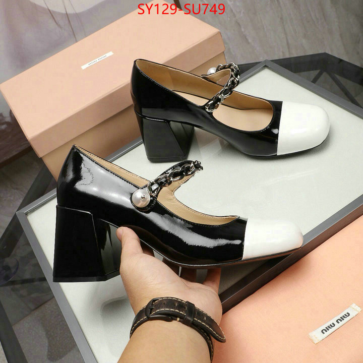 Women Shoes-Miu Miu,perfect quality ,luxury fashion replica designers , ID: SU749,$: 129USD