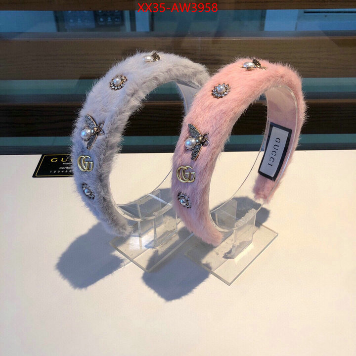 Hair band-Gucci,high quality replica , ID: AW3958,$: 35USD