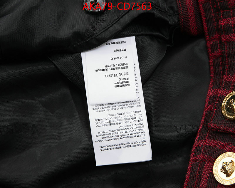 Clothing-Versace,replica designer , ID: CD7563,$: 79USD