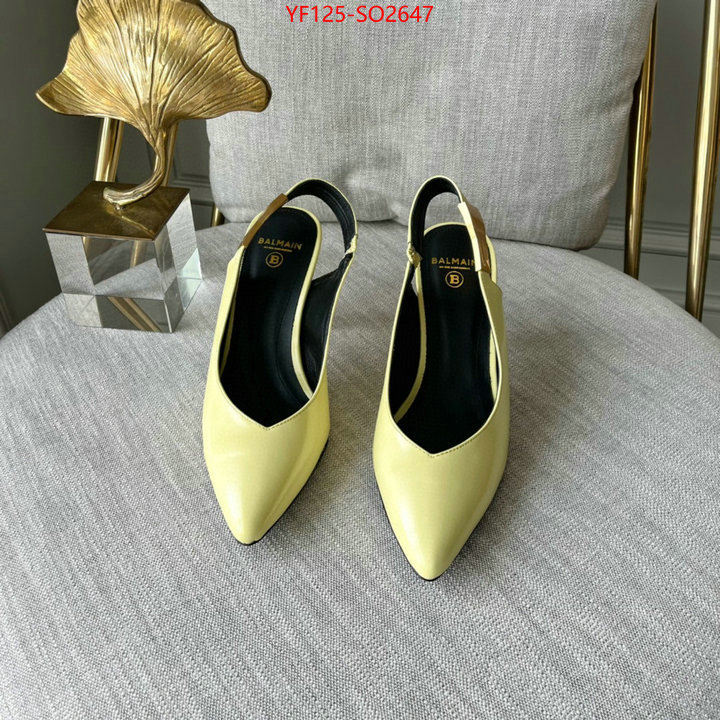 Women Shoes-Balmain,copy aaaaa , ID: SO2647,$: 125USD