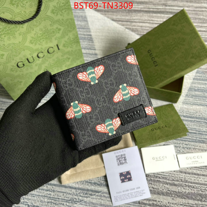 Gucci Bags(TOP)-Wallet-,ID: TN3309,$: 69USD